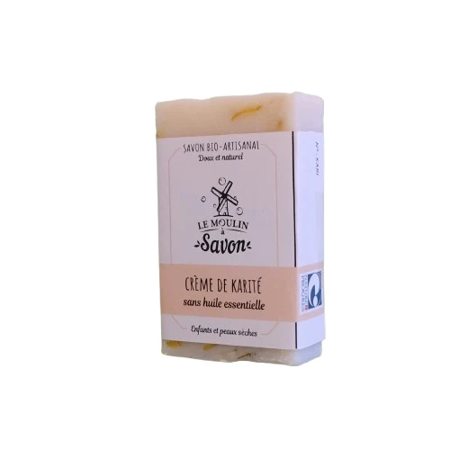 Savon solide Crème de karité-100g-Le moulin à savon
