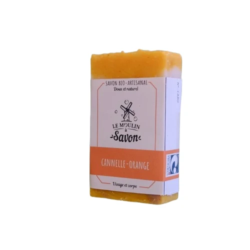 Savon solide Cannelle Orange-100g-Le moulin à savon