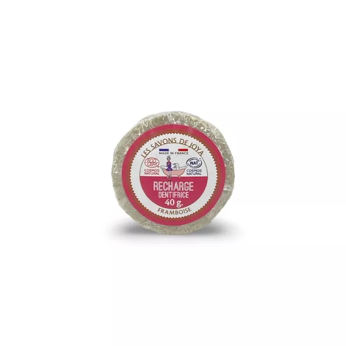 Recharge pour dentifrice Framboise-40g-Les savons de Joya