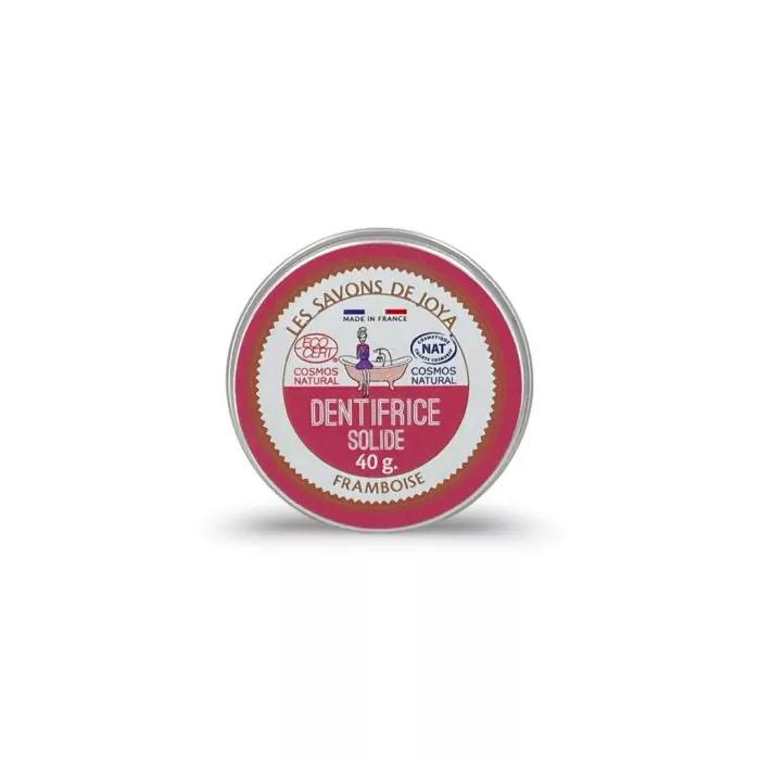 Dentifrice solide à la Framboise-40g-Les savons de Joya