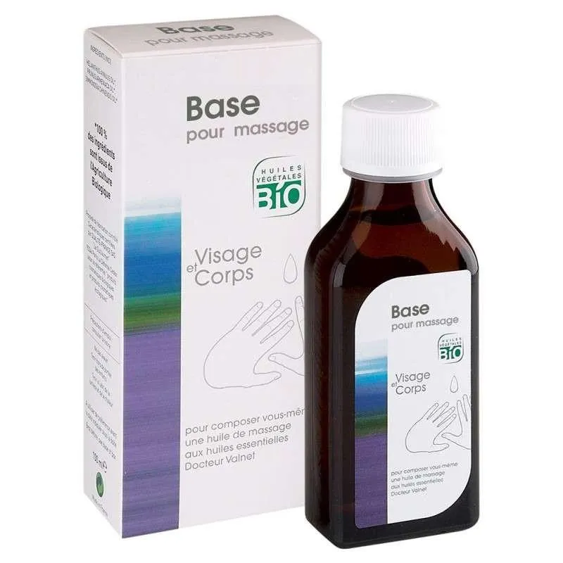 Huile de massage visage et corps Bio-50ml-Docteur Valnet