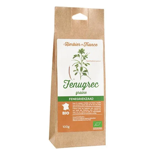 Graines fenugrec Bio -150g-Herbier de France