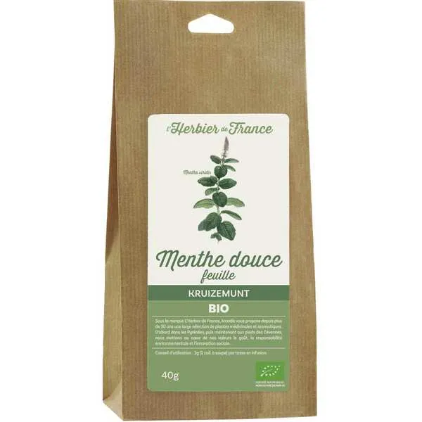 menthe douce bio-40g-Herbier de France