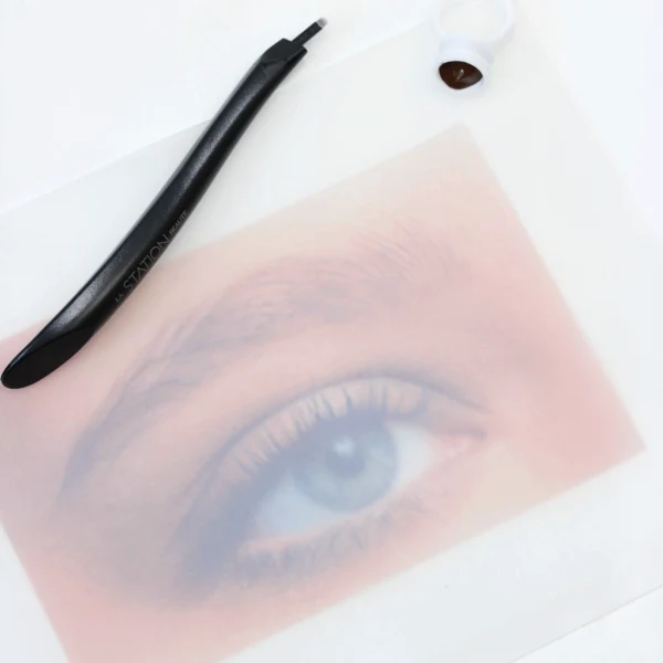 Peau de pratique transparente