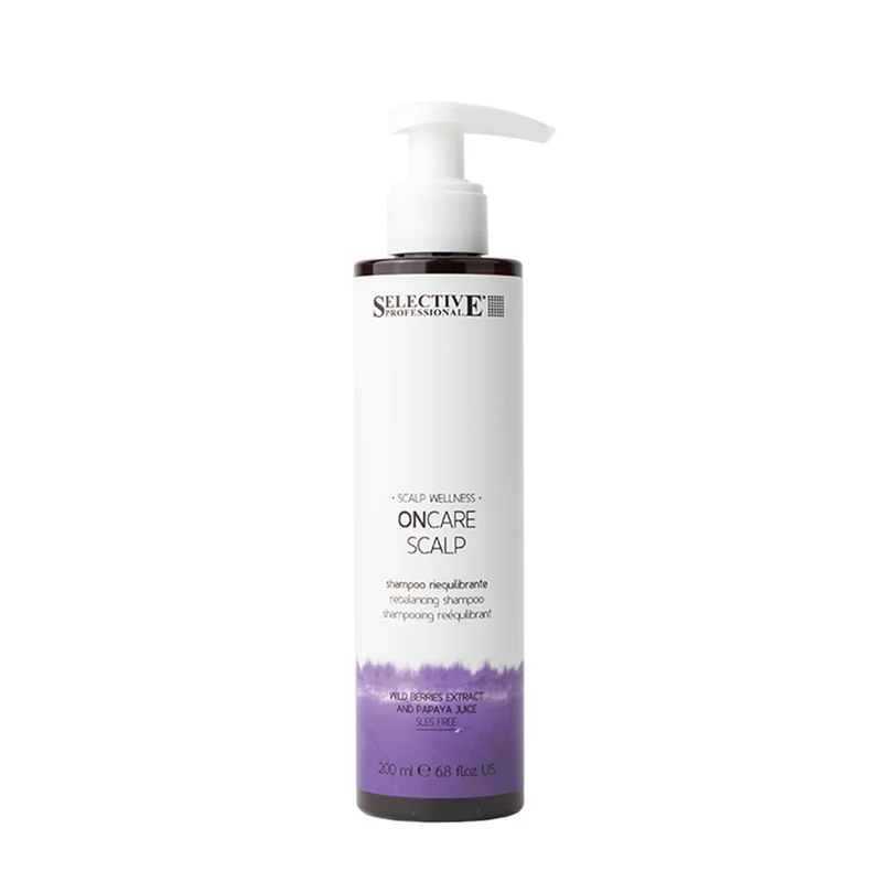 Selective Professional On Care Scalp Rebalancing Shampoo 200ml - shampooing pour cuir chevelu avec excès de sébum