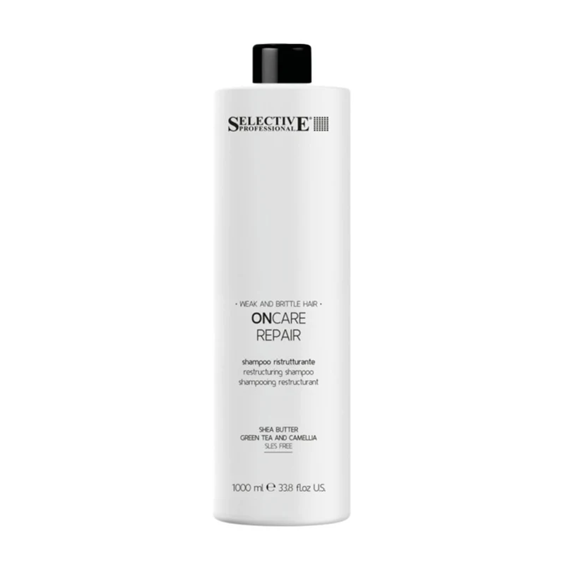 Selective Professional On Care Repair Shampoo 1000ml - shampooing restructurant pour cheveux abîmés