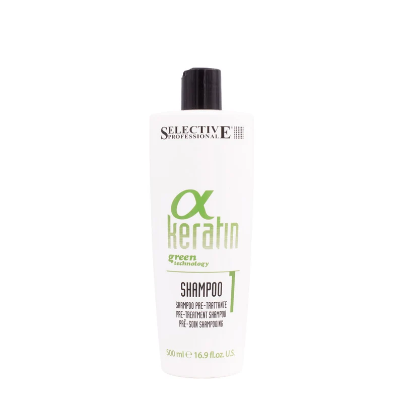 Selective Professional α Keratin Pre-Treatment 500ml - shampooing purifiant de prétraitement