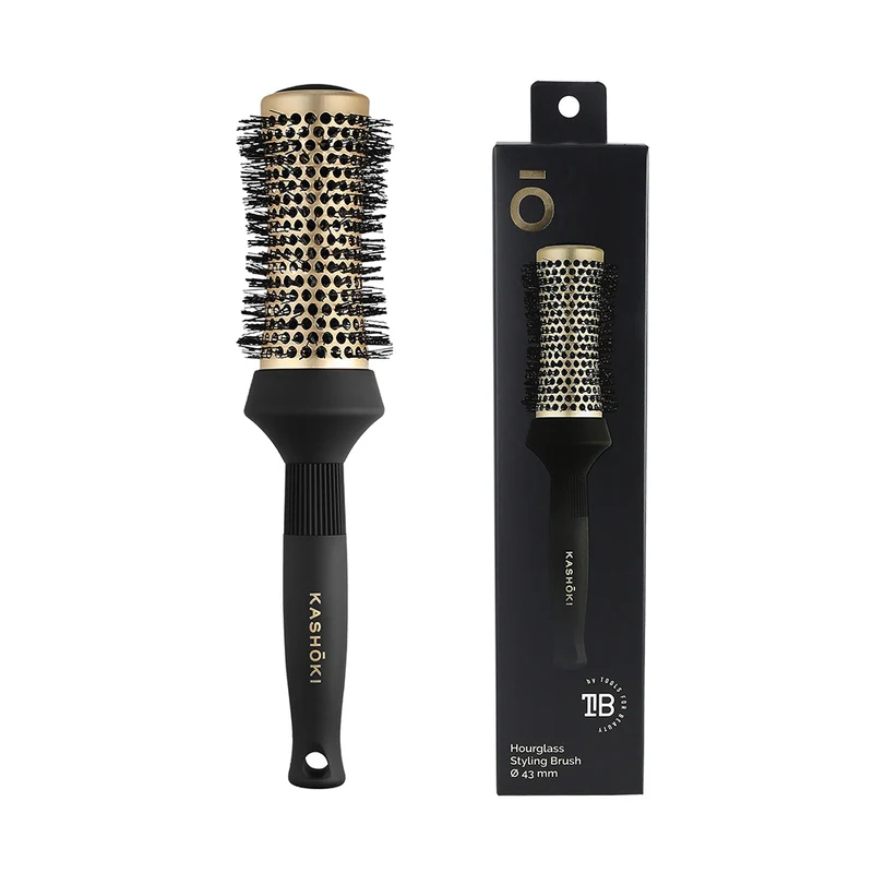 Kashōki Hair Brush Hourglass Styling 43mm - brosse en forme de sablier