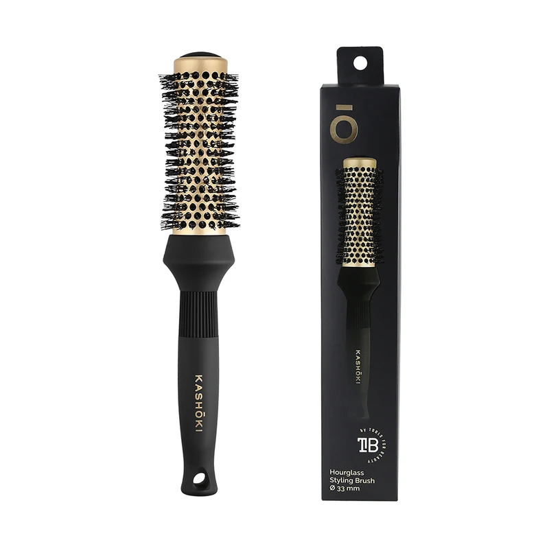 Kashōki Hair Brush Hourglass Styling 33mm - brosse en forme de sablier