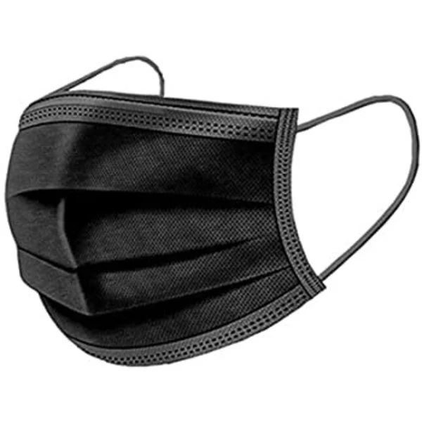 Masque de procédure noir (boîte de 50)