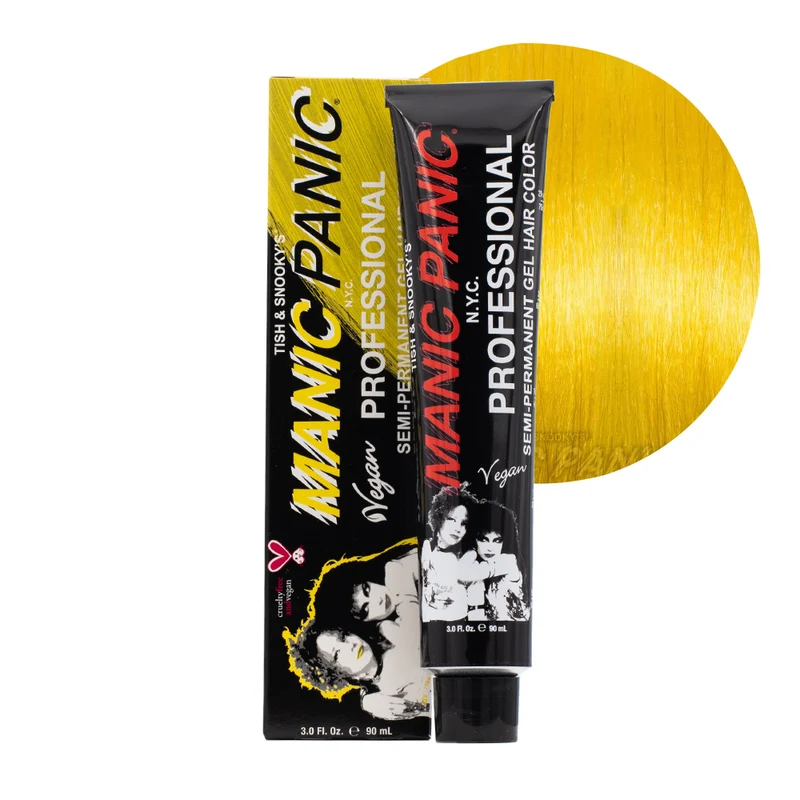 Manic Panic Professional Gel Color Solar Yellow 90ml - couleur semi-permanente
