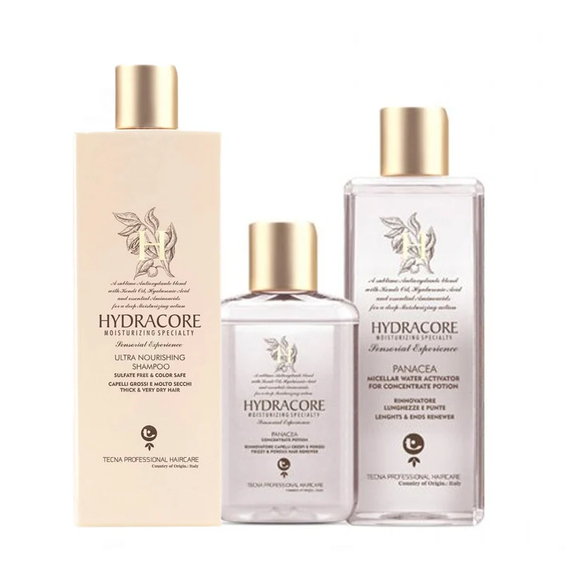Tecna Hydracore Ultra Nourishing Shampoo 250ml Panacea Duo Kit 100ml + 250ml