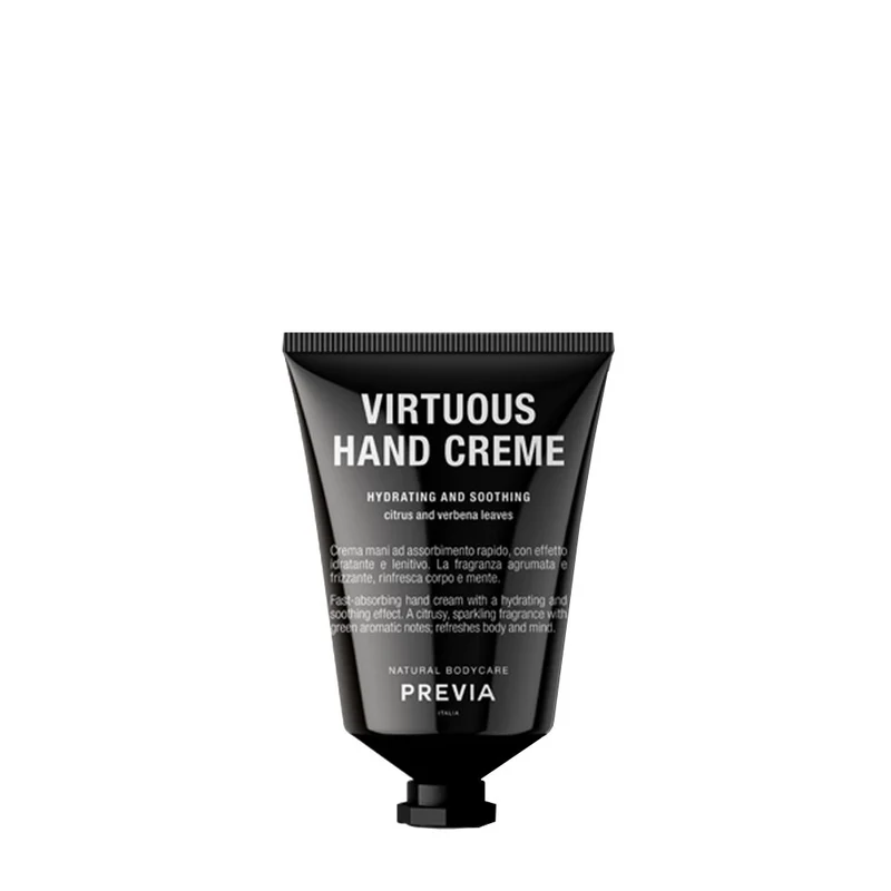 Previa Virtuous Hand Creme 50ml - crème hydratante et apaisante pour les mains