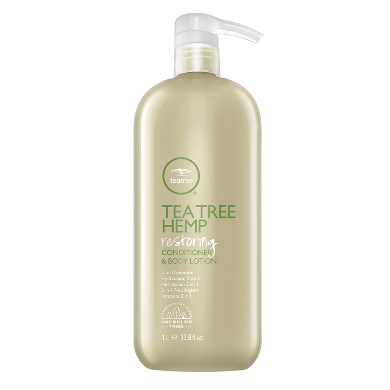 Paul Mitchell Tea Tree Hemp Restoring Conditioning & Body Lotion 1000ml - conditionneur hydratant 2 en 1