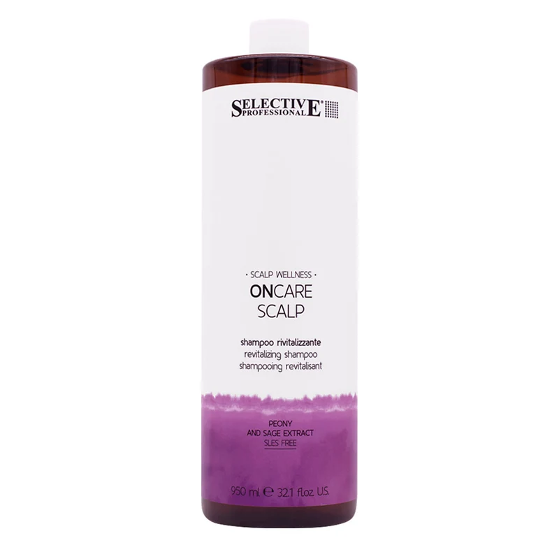 Selective Professional On Care Scalp Revitalizing Shampoo 950ml - shampooing revitalisant pour cheveux fragiles