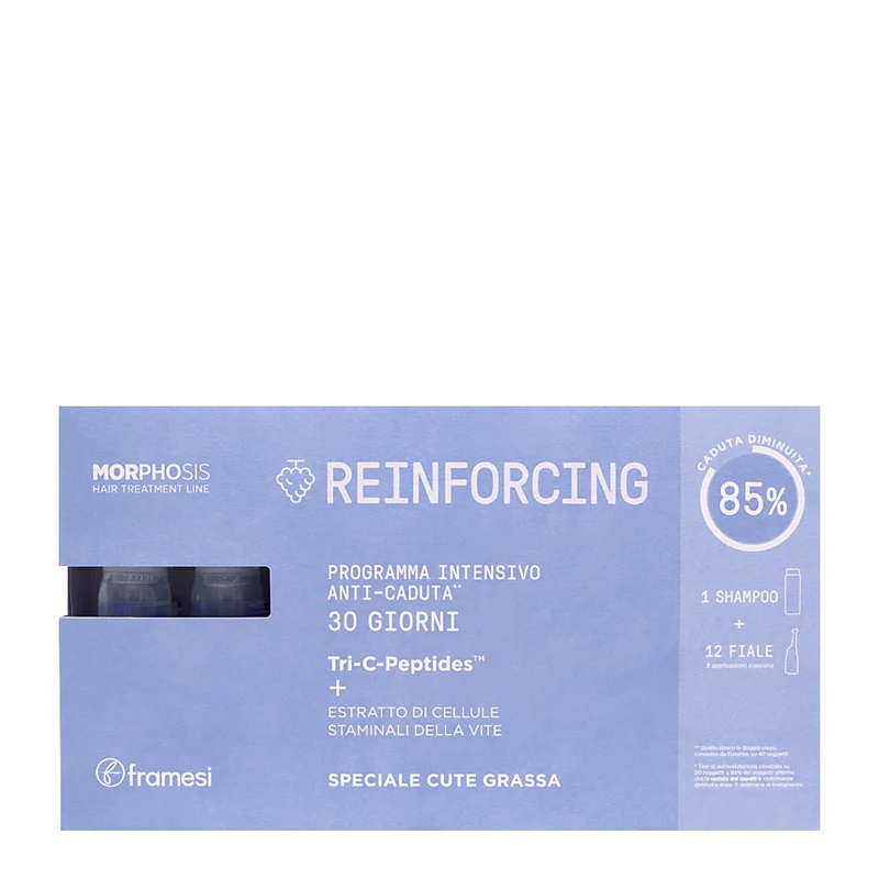 Framesi Morphosis Reinforcing Anti Hair Loss Intensive Program 12x7ml - programme intensif anti-chute