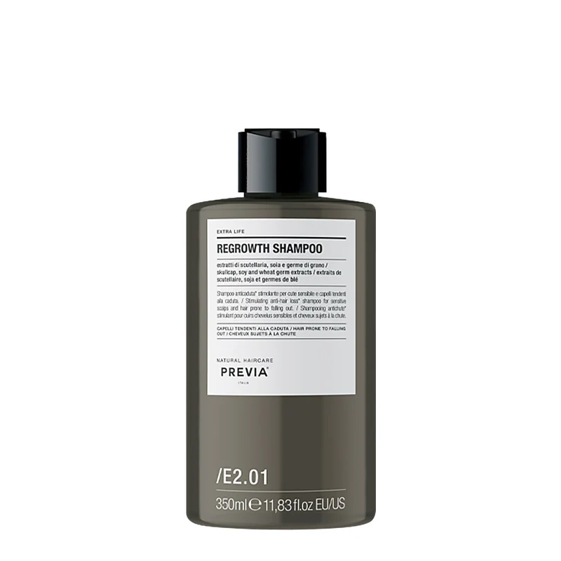 Previa ExtraLife Regrowth Shampoo 350ml - shampoing anti-chute cuir chevelu sensible