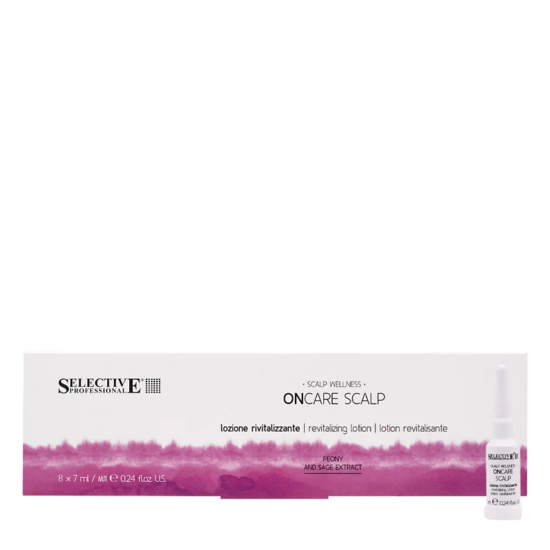 Selective Professional Scalp Revitalizing Lotion 8x7ml - ampoules anti-chute