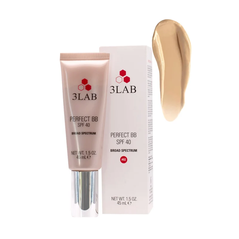3Lab Perfect BB Spf40 Broad Spectrum 02 45ml - crème teintée anti-âge