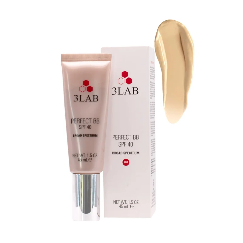 3Lab Perfect BB Spf40 Broad Spectrum 01 45ml - crème teintée anti-âge