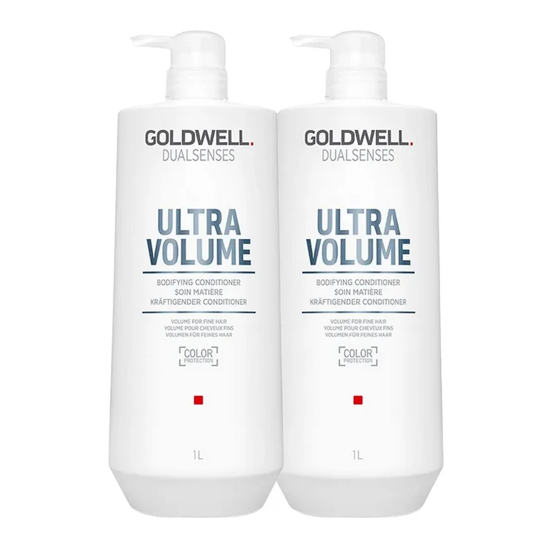 Goldwell Dualsenses Ultra Volume Bodifying Shampoo 1000ml Conditioner 1000ml