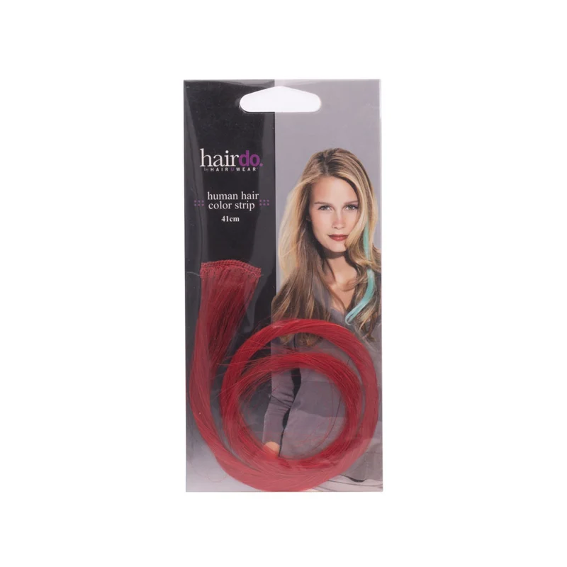 Hairdo Color Strip Rouge 3x41cm - extension cheveux colorée