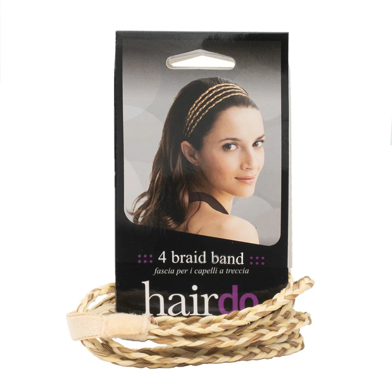 Hairdo 4 Braid Band Blond R16 R22 R25 clair/Platine - bandeaux élastiques pour cheveux