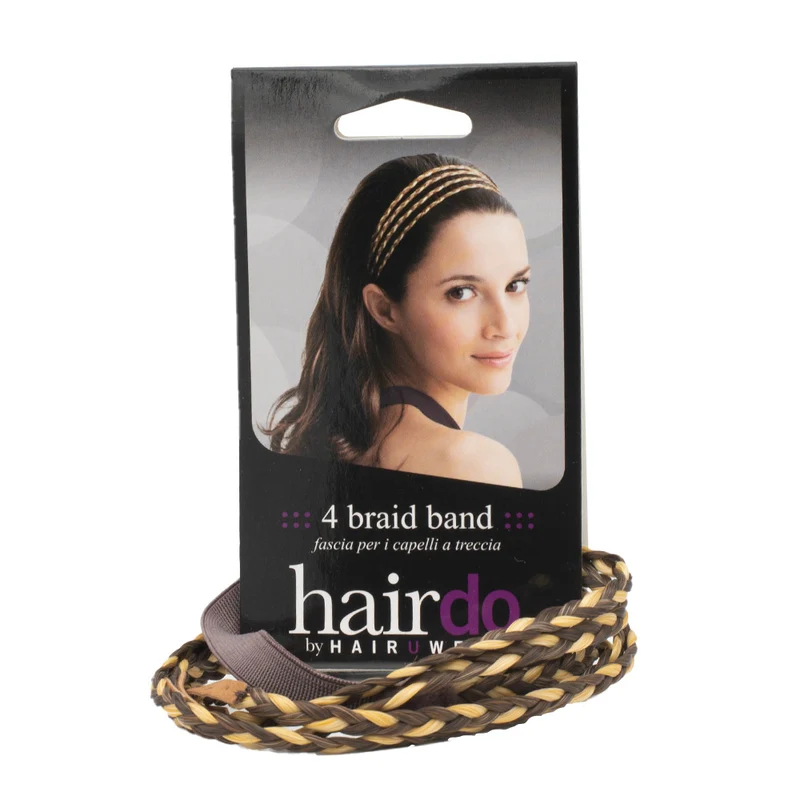 Hairdo 4 Braid Band R1 R4 R6 Châtain Clair / Blond Moyen - bandeaux élastiques pour cheveux