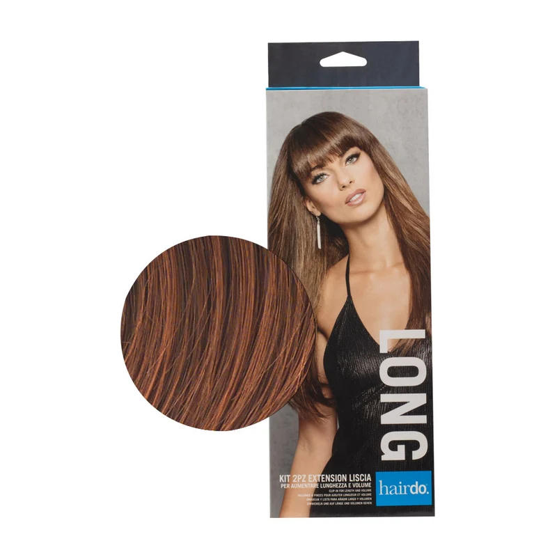 Hairdo Extension Lisse Rouge Cuivre Foncé 2x51cm - extension de cheveux