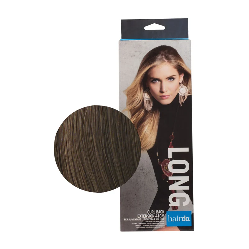 Hairdo Curl Back Extension Marron Clair 41cm - extension de cheveux dégradés et vagues