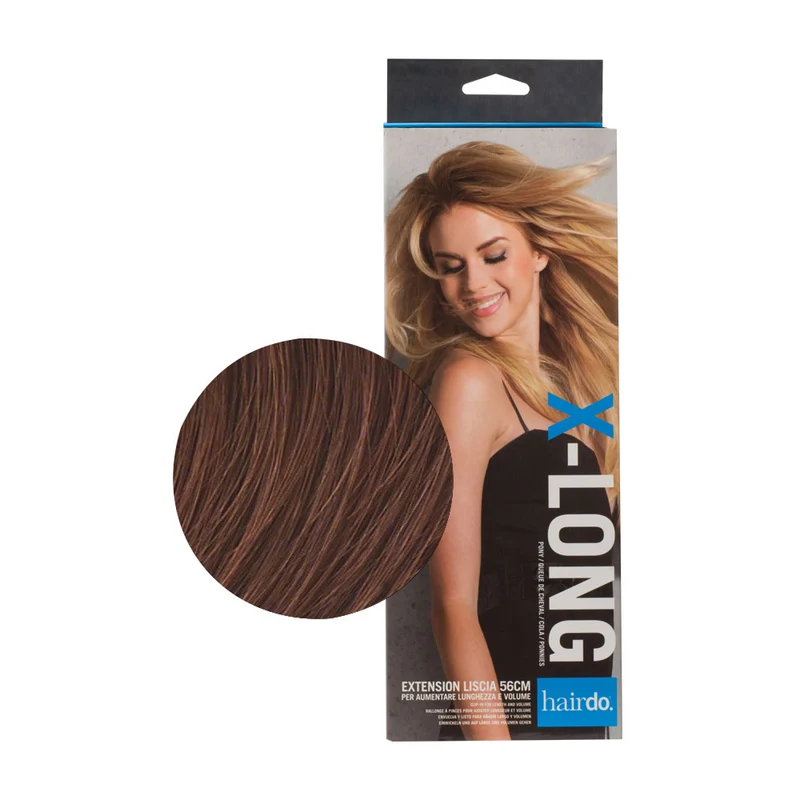 Hairdo Extension Lisse Marron Cuivre Acajou 56cm - extension lisse