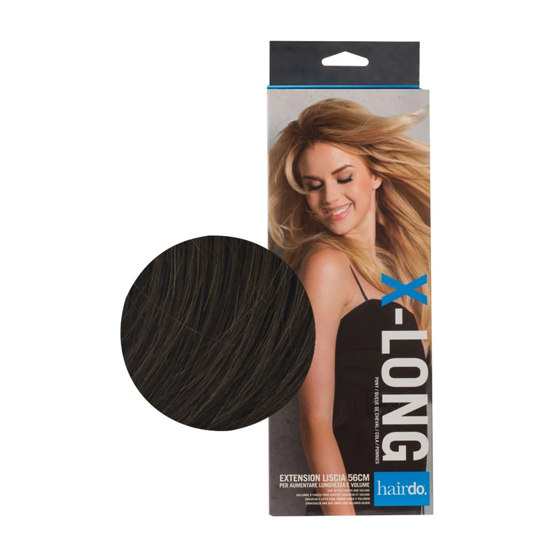 Hairdo Extension Lisse Marron Moyen 56cm - extension lisse