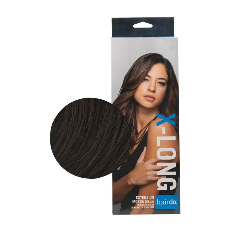 Hairdo Extension Ondulée Marron Moyen 58cm - extension ondulée
