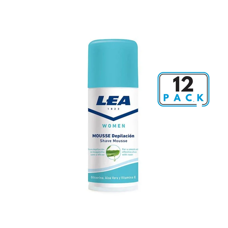 Lea Women Depilatory Mousse For Razor (100 ml) Pack of 12