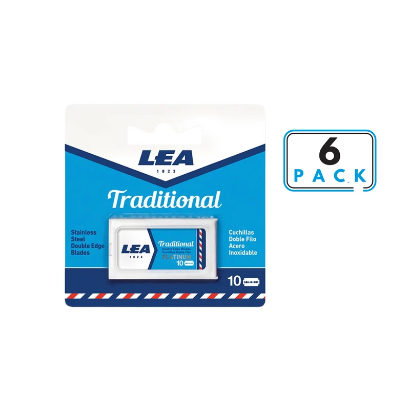 Lea Stainless Steel Double Edge Blades Refill (10 pack)