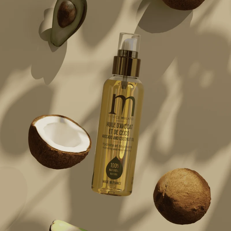 Huile d’avocat et de coco pour cheveux - 120ml