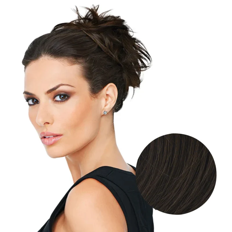 Hairdo Casual Do Marron Moyen- chouchou cheveux