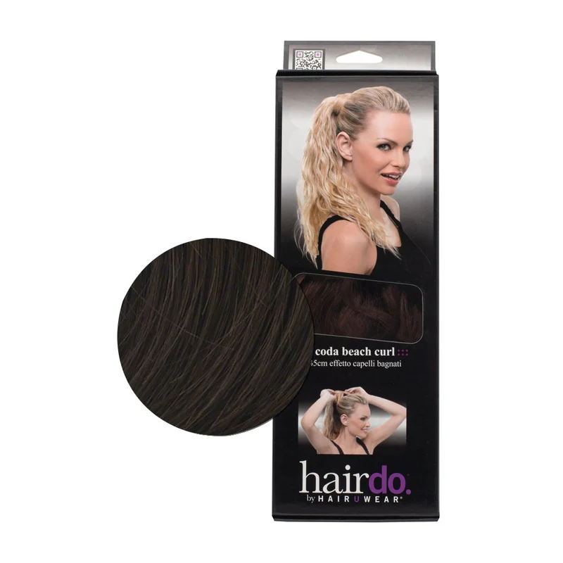 Hairdo Queue de Chevl R6Vaguée Marron Moyen 46cm