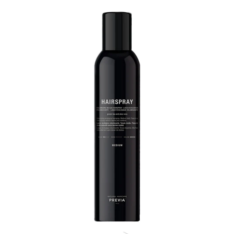 Previa HairSpray Volumising Medium Hold 350ml - laque écologique volumisante tenue moyenne