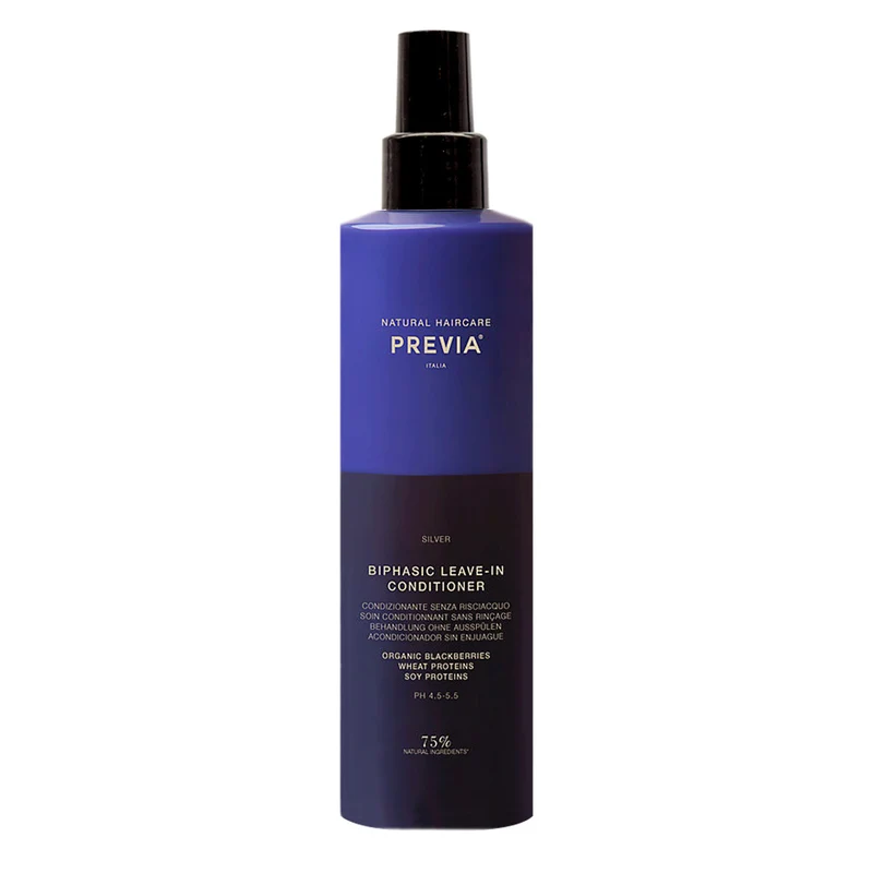 Previa Silver Blonde Biphasic Leave in Conditioner 200ml - après-shampooing antijaune sans rinçage