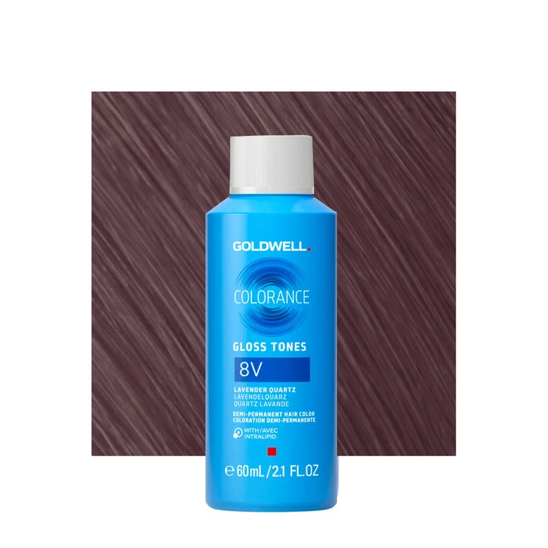 8V Goldwell Colorance Gloss Tones Cool Blonde Lavander Quartz 60ml - coloration demi-permanente