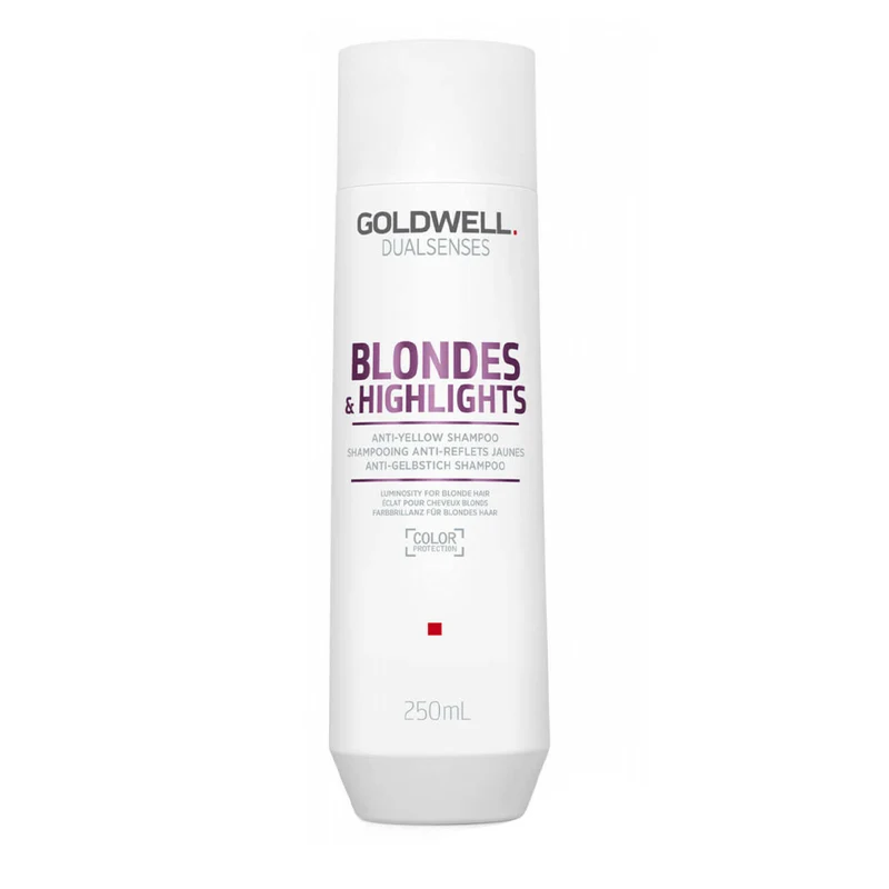 Goldwell Dualsenses Blonde & Highlights Anti-Yellow Shampoo 250m - shampoing anti-jaune pour cheveux colorés ou naturels