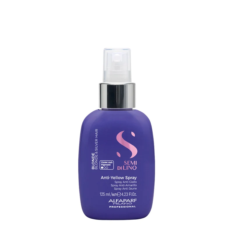 Alfaparf Milano Semi di Lino Blonde Anti-Yellow Spray 125ml - spray anti-jaune