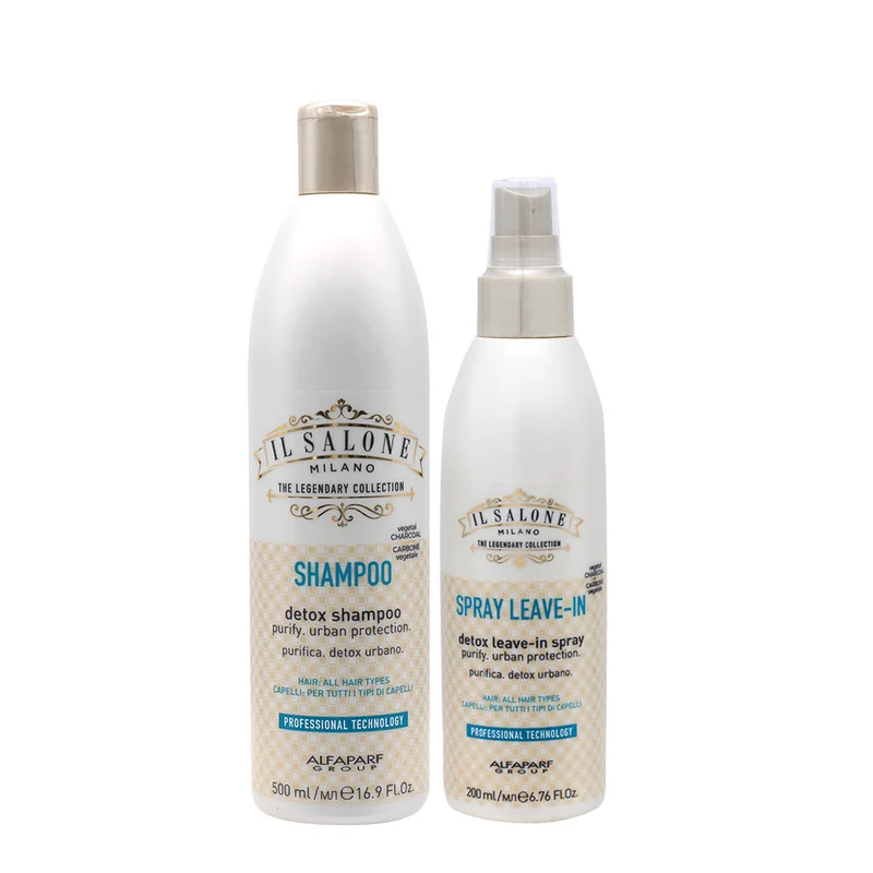 Alfaparf Il Salone Detox Shampoo 500ml Leave In Spray 200ml