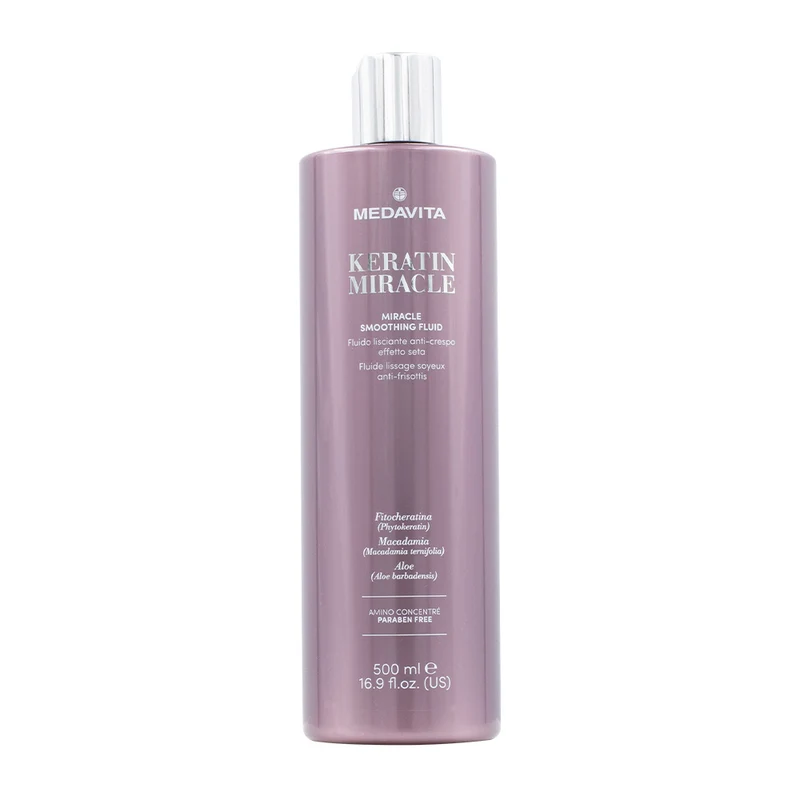 Medavita Lunghezze Keratin Miracle Smoothing Fluid 500ml - fluide lissant anti-frisottis