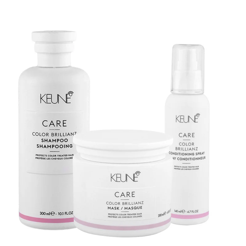 Keune Care Line Color Brillianz Shampoo300ml Conditioning Spray140ml Mask200ml