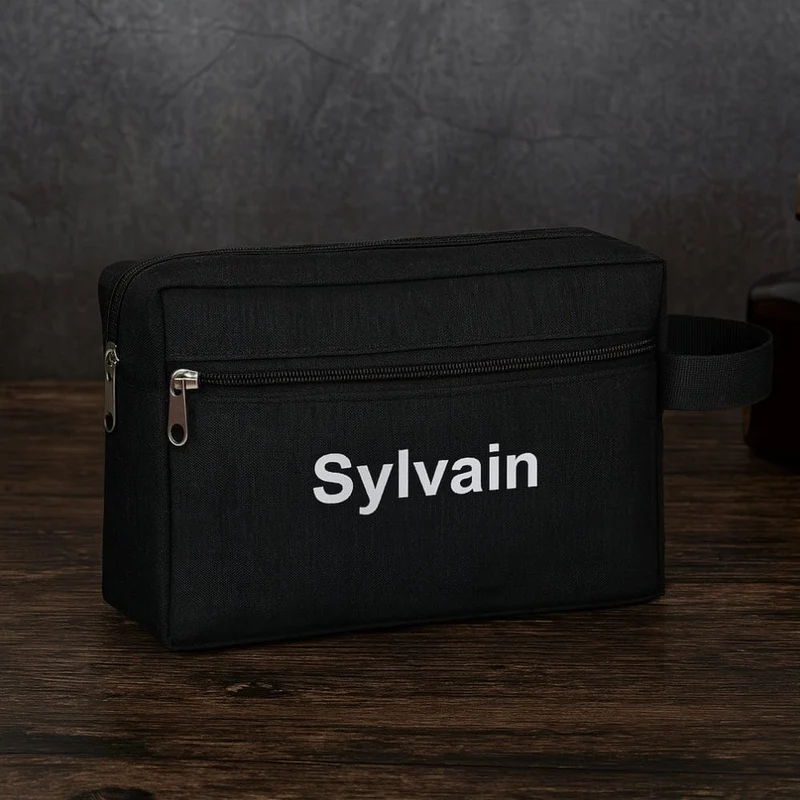 Trousse de toilette voyage homme - personnalisable et compacte