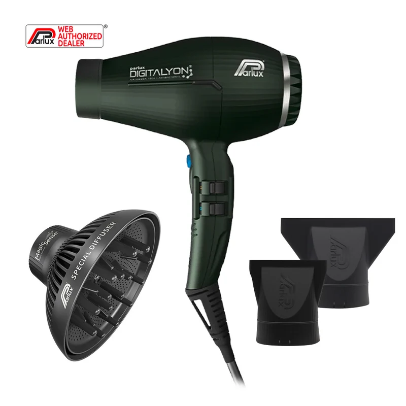 Parlux Digitalyon + Magic Sense - sèche-cheveux anthracite avec diffuseur
