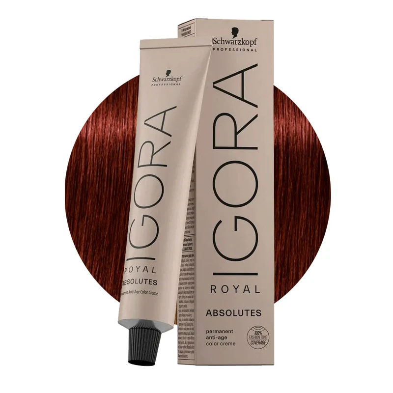 Schwarzkopf Igora Royal Absolutes 5-80 Marron Clair Rouge Naturel 60ml - coloration permanente