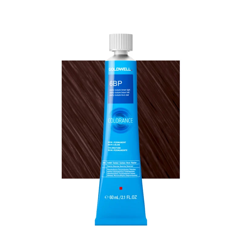 6BP Marron clair perle couture Goldwell Colorance Cool browns tb 60ml